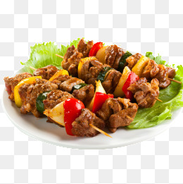 Kebab, Barbecue, Garnish, Plate Png Image - Shish Kabob, Transparent background PNG HD thumbnail