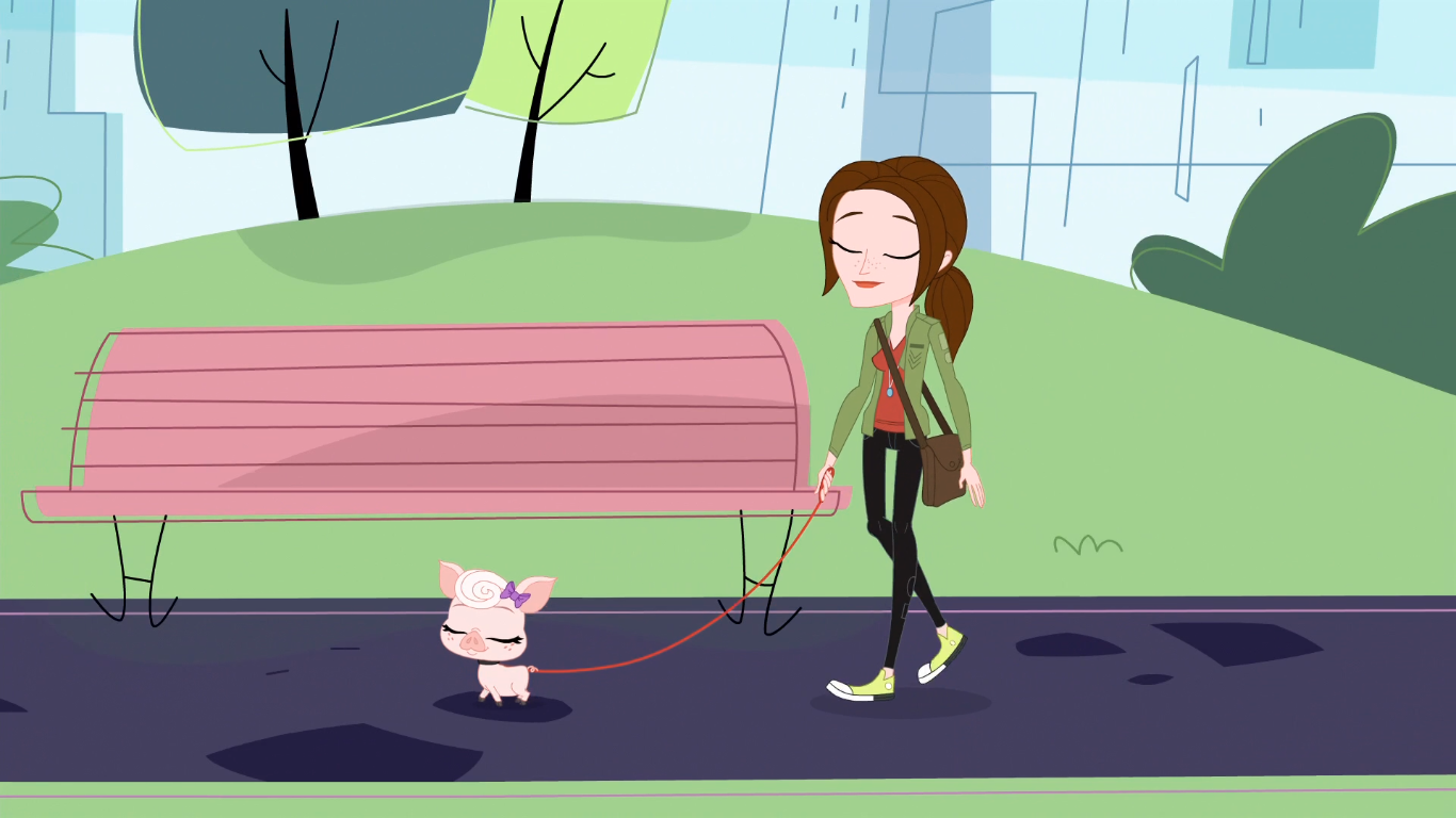 S3E04 Lolly With Her Owner.png - Shop Owner, Transparent background PNG HD thumbnail