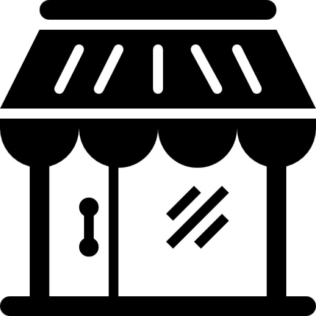 Store Free Icon - Shop Black And White, Transparent background PNG HD thumbnail