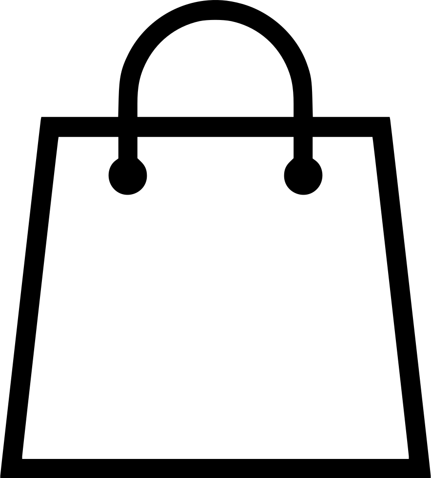 Shopping Bags PNG Black And White - File Svg PlusPng.c