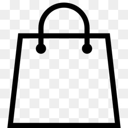 Shopping Bags PNG Black And White - Shopping Bag, Shopping
