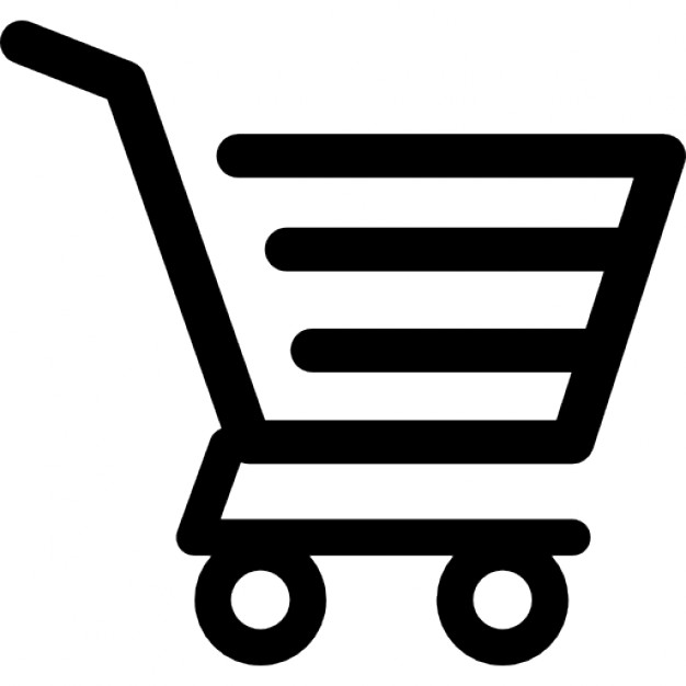Shopping Cart Of Horizontal Lines Design Icons Free Download - Cart, Transparent background PNG HD thumbnail
