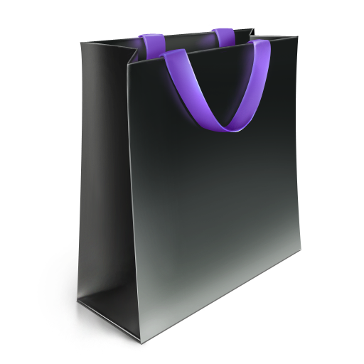 Bag_256X256 Bag_Green Bag_Violet Big_Bag_Pink - Shoppingbag, Transparent background PNG HD thumbnail