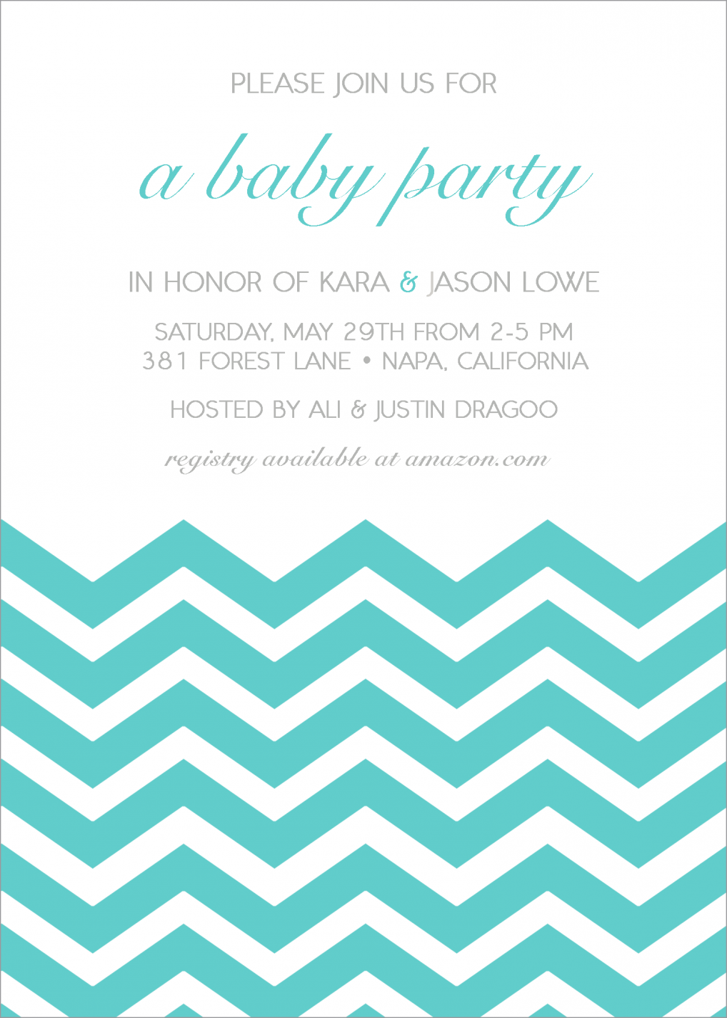 Design Baby Shower Invitation