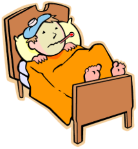 .  Hd Sick Person In Hospital Bed Cartoon Illustration - Clip Art Library , Sick In Bed PNG HD - Free PNG