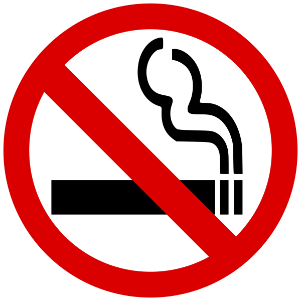 Sign no smoking clip art at v