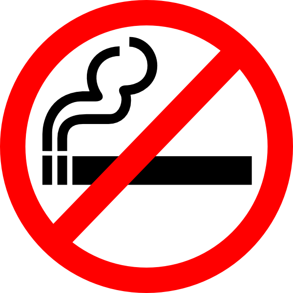 Sign No Smoking Clip Art At Vector Clip Art Online - Sign, Transparent background PNG HD thumbnail
