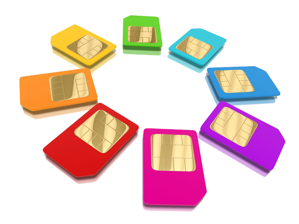 Sim Cards Png Image - Simcard, Transparent background PNG HD thumbnail