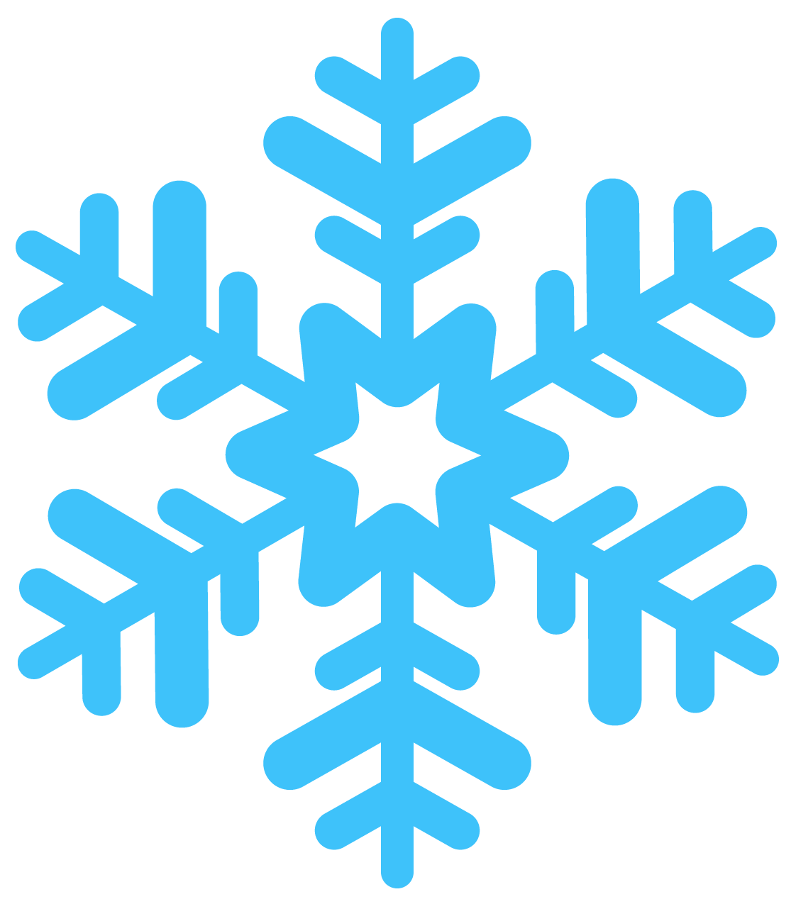 Simple Blue Snowflakes Png Image #41265 - Snowflakes, Transparent background PNG HD thumbnail