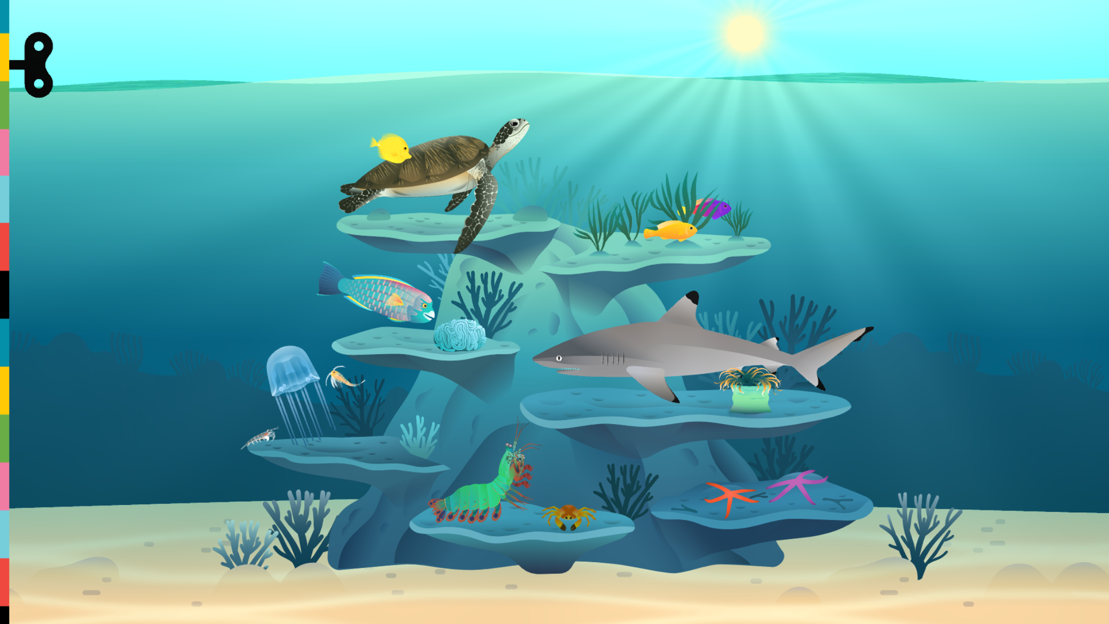 El10 Banner - Simple Coral Reef, Transparent background PNG HD thumbnail