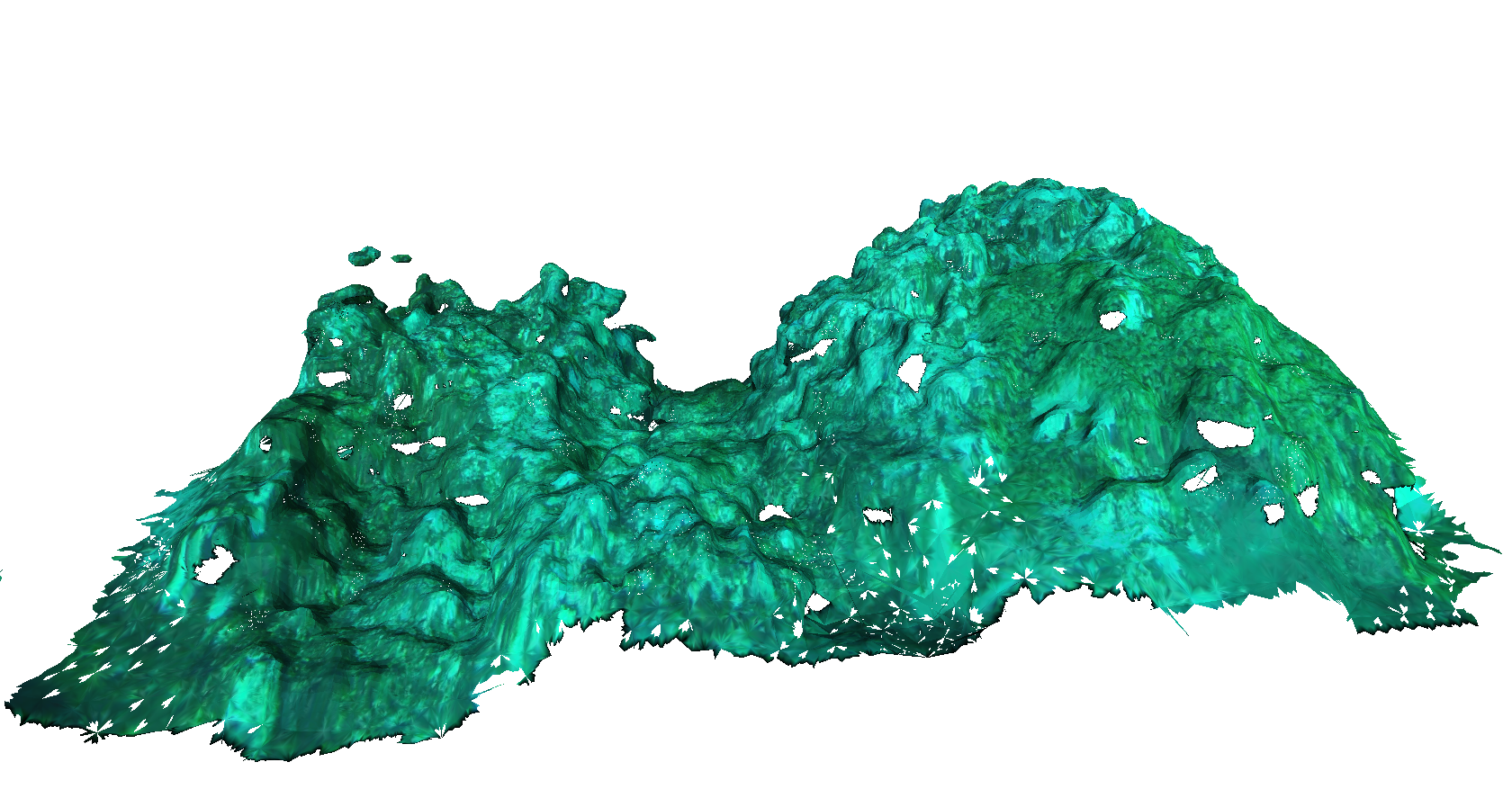 Structural Complexity For One Transect At Caribbean Reef - Simple Coral Reef, Transparent background PNG HD thumbnail