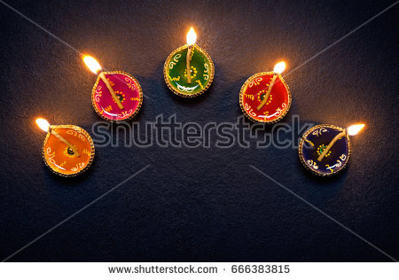 Flame Diwali background