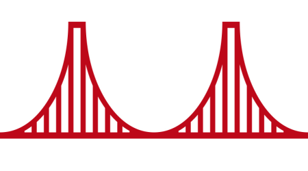 1984 U2013 Golden Gate Bridge | San Francisco - Simple Golden Gate Bridge, Transparent background PNG HD thumbnail