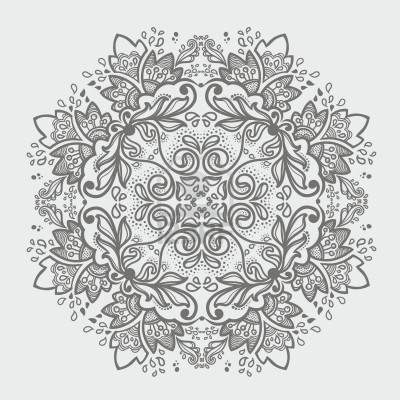 Ornamental Round Floral Lace Pattern. Kaleidoscopic Floral Pattern, Mandala. Stock Photo - Simple Lace Patterns, Transparent background PNG HD thumbnail