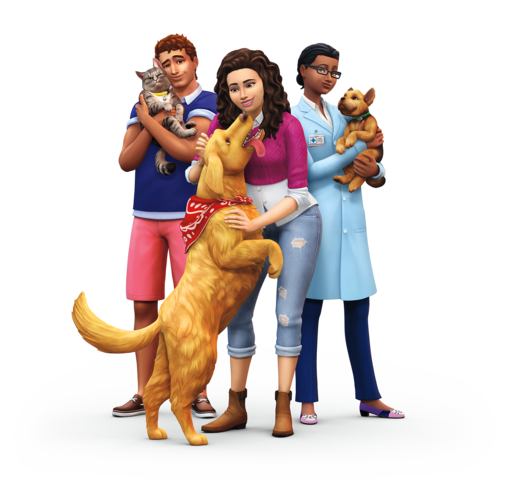 File:ts4Cats And Dogs Render 1.png - Sims, Transparent background PNG HD thumbnail
