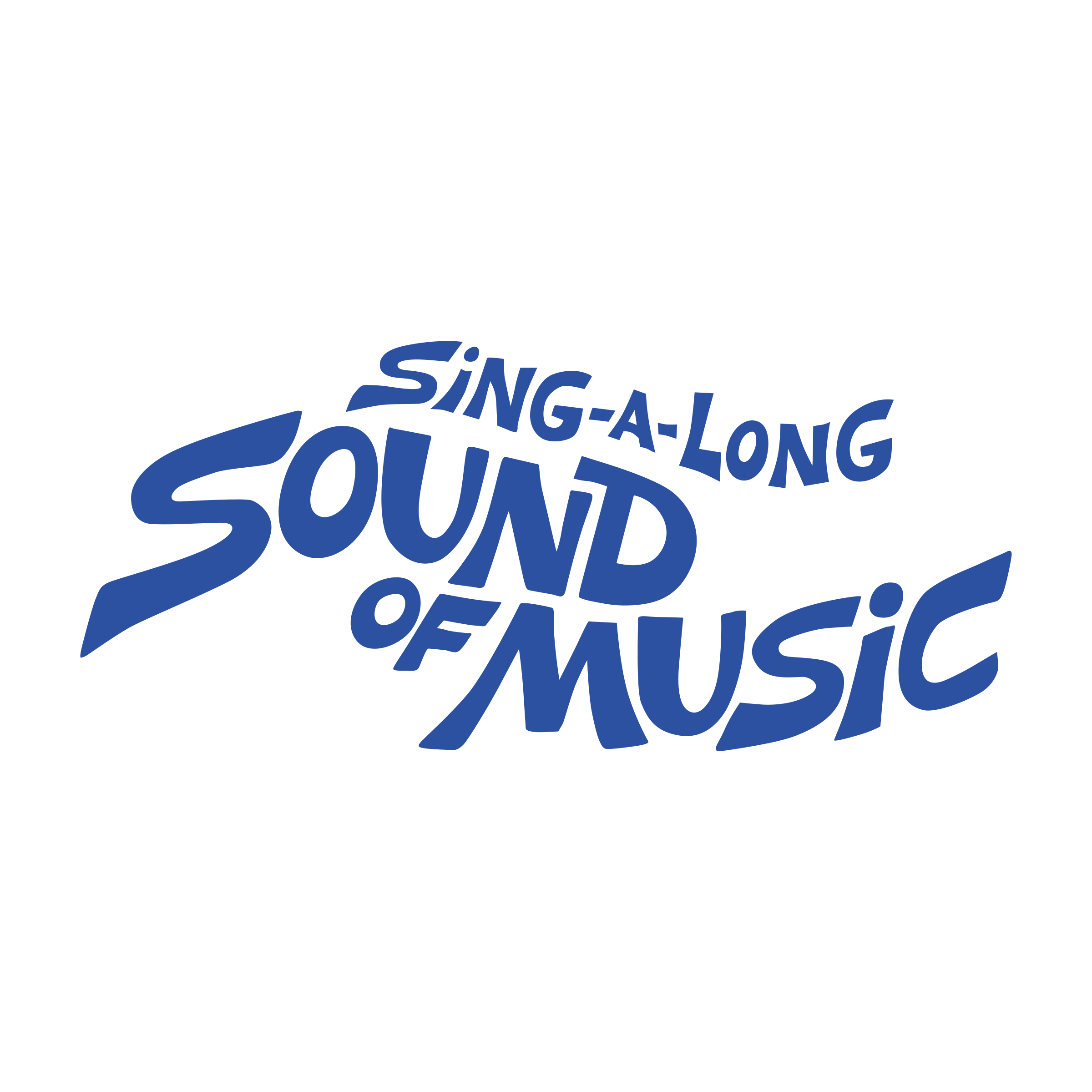 Sing A Long A Sound Of Music Logo Black And White - Sing A Long, Transparent background PNG HD thumbnail