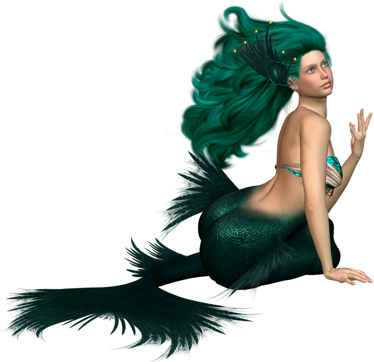 mermaid water creature woman 