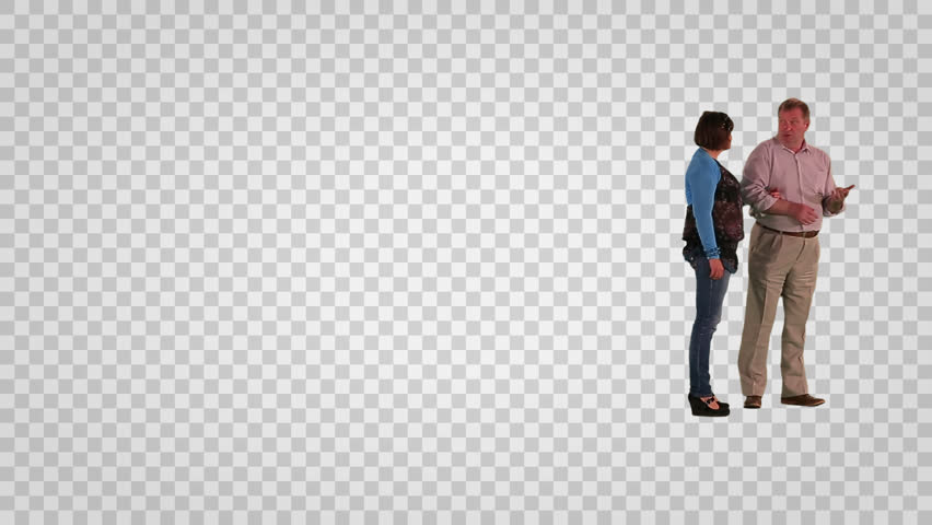 Male U0026 Female Going Side To The Camera (To Left) On Alpha Channel File - Sister, Transparent background PNG HD thumbnail