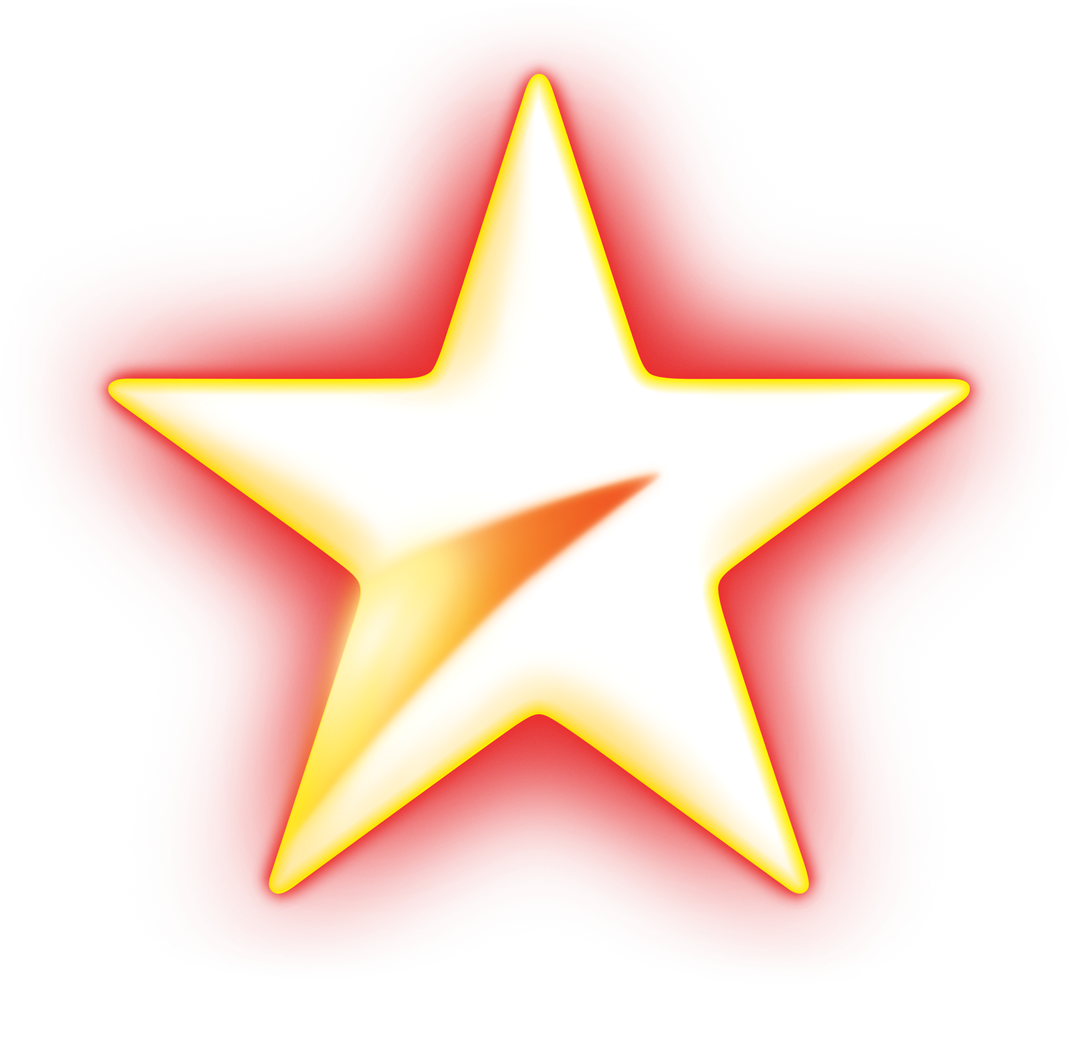 3D Gold Star PNG HD
