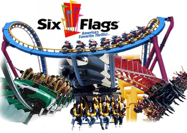 11375325 Large - Six Flags, Transparent background PNG HD thumbnail