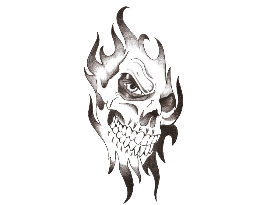 Skull Tattoo Free Download Png Png Image - Skull Tattoo, Transparent background PNG HD thumbnail