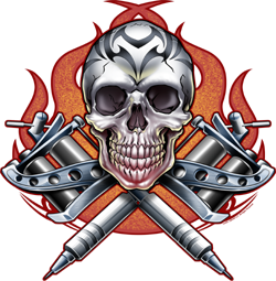 Skull Tattoo Png Image Png Image - Skull Tattoo, Transparent background PNG HD thumbnail