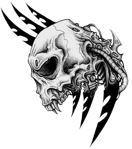Skull Tattoo Png Picture Png Image - Skull Tattoo, Transparent background PNG HD thumbnail