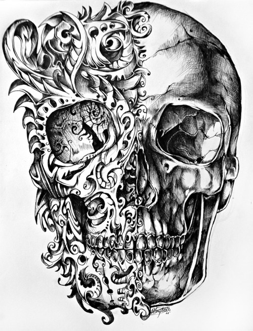 Skull Tattoos Png Image #19385 - Skull Tattoo, Transparent background PNG HD thumbnail