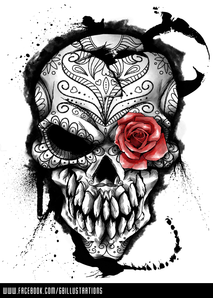 Tattoo - Skull Tattoo, Transparent background PNG HD thumbnail