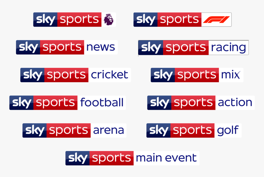 New Sky Sports Logos, Hd Png Download   Kindpng - Sky Sports, Transparent background PNG HD thumbnail