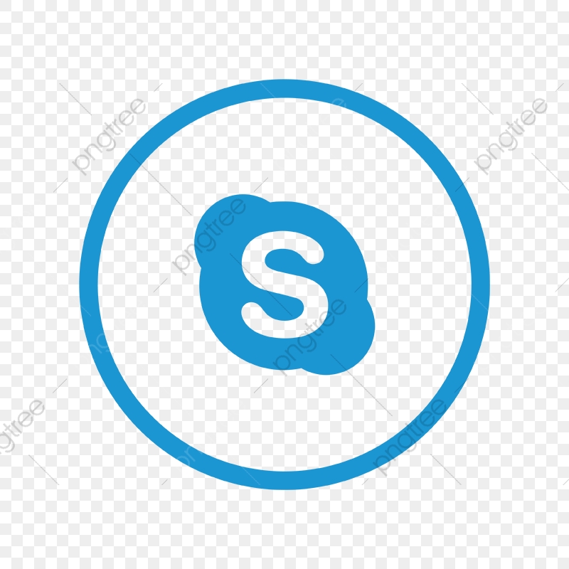 Circled Skype Logo Png Image 