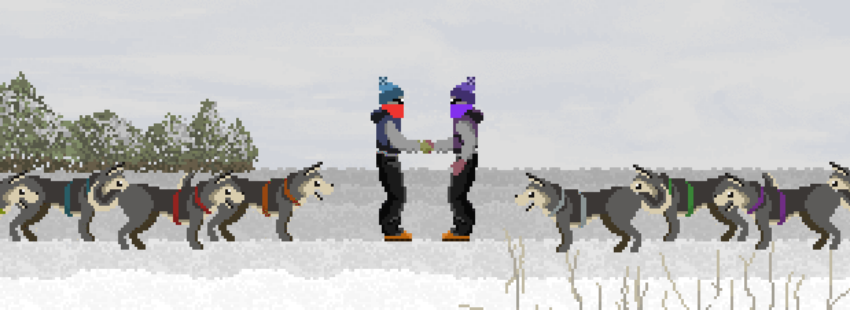 Dog Sled Saga Got Its Start As A Pet Project. The Idea Was To Create Top Down Game With A Mechanic That Includes Players Casually Lobbing Food U2014 In This Hdpng.com  - Sled Dog, Transparent background PNG HD thumbnail