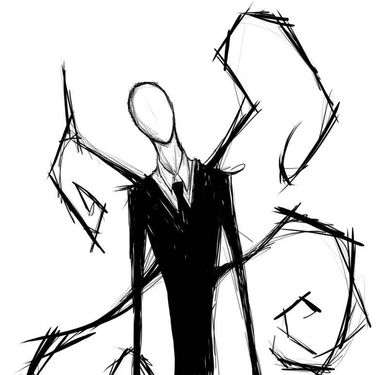 Slender Man By Brokendoll777 Slender Man Drawings From The Game - Slender Man, Transparent background PNG HD thumbnail