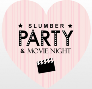 Pink And Black Slumber U0026 Movie Night Invite Teen Slumber Party Movies - Slumber Party, Transparent background PNG HD thumbnail