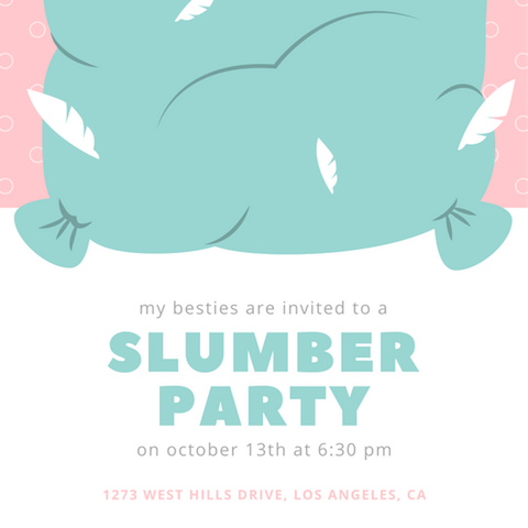 Set The Right Tone And Get The Party Vibes Rolling With The Perfect Slumber Party Invite! Check Out Our Selection Of Cute And Charming Templates And Find A Hdpng.com  - Slumber Party, Transparent background PNG HD thumbnail
