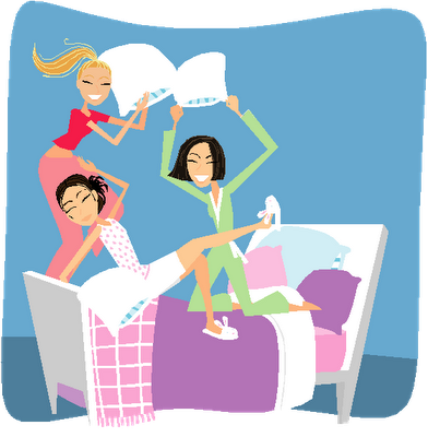 Sleepover Clipart Sleepover Clipart Clipart Panda Free Clipart Images Music Clipart   Sleepover Png Hd - Slumber Party, Transparent background PNG HD thumbnail