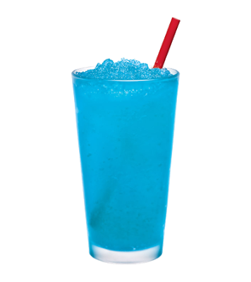 Photo Of Sonic Blue Coconut Slush - Slushie, Transparent background PNG HD thumbnail