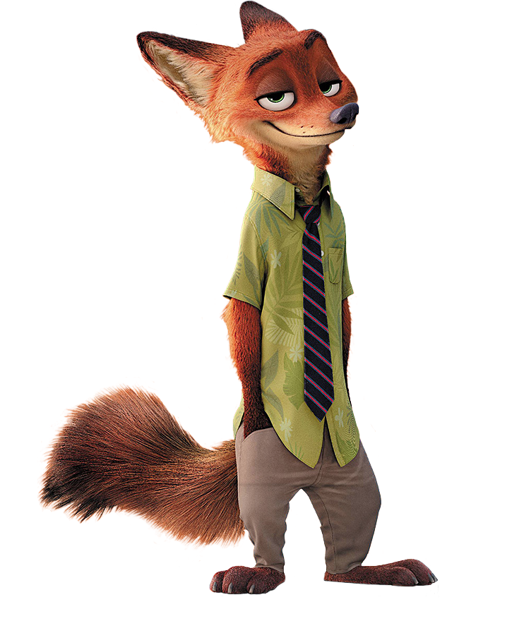 Nick Sly Fox Render.png - Sly Fox, Transparent background PNG HD thumbnail