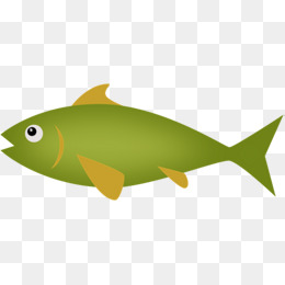 Green Little Fish, Hand Painted, Small Fish, Green Png Image And Clipart - Small Fish, Transparent background PNG HD thumbnail
