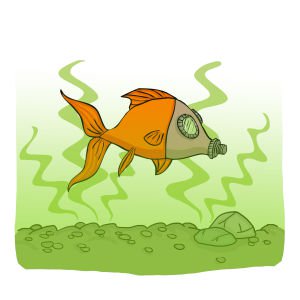 Goldfish Tank Smell - Smelly Fumes, Transparent background PNG HD thumbnail