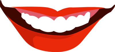 Smiling Red Lips - Smile Lips, Transparent background PNG HD thumbnail