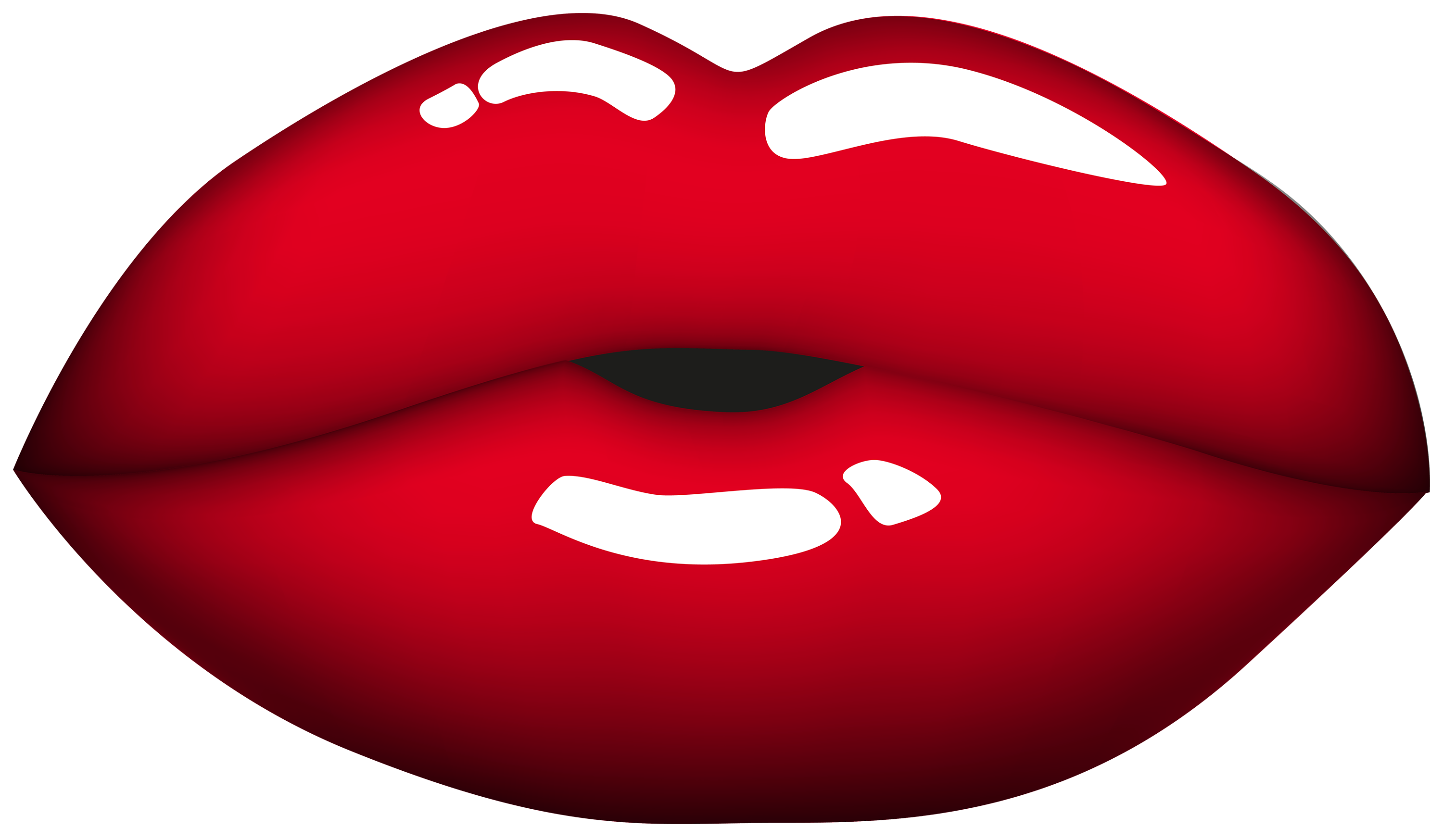 Red Mouth Png Clipart - Smiling Lips, Transparent background PNG HD thumbnail