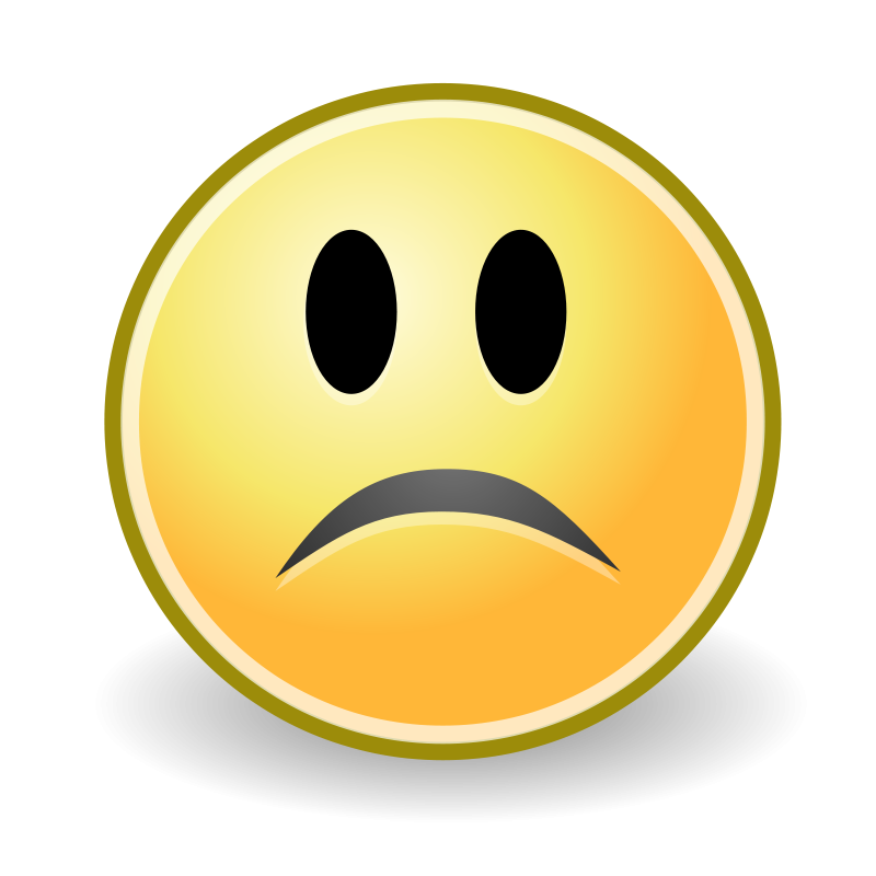 Sad Smiley Face Clipart | Clipart Library   Free Clipart Images - Smily, Transparent background PNG HD thumbnail