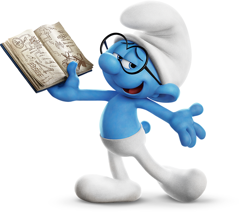 Brainy Smurf 2017Movie 2.png - Smurf, Transparent background PNG HD thumbnail