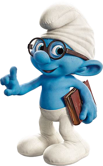 Brainy Smurfmovie.png - Smurf, Transparent background PNG HD thumbnail