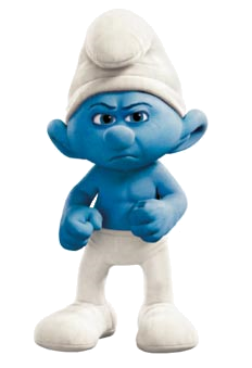 Grouchy1.png - Smurf, Transparent background PNG HD thumbnail