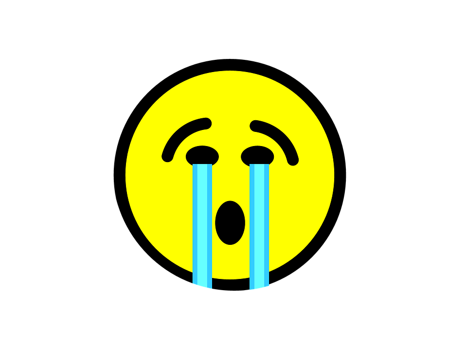Emoji, Płacz, Emotikon, Twarz, Smutny, Wyrażenie, Ikona - Smutek, Transparent background PNG HD thumbnail
