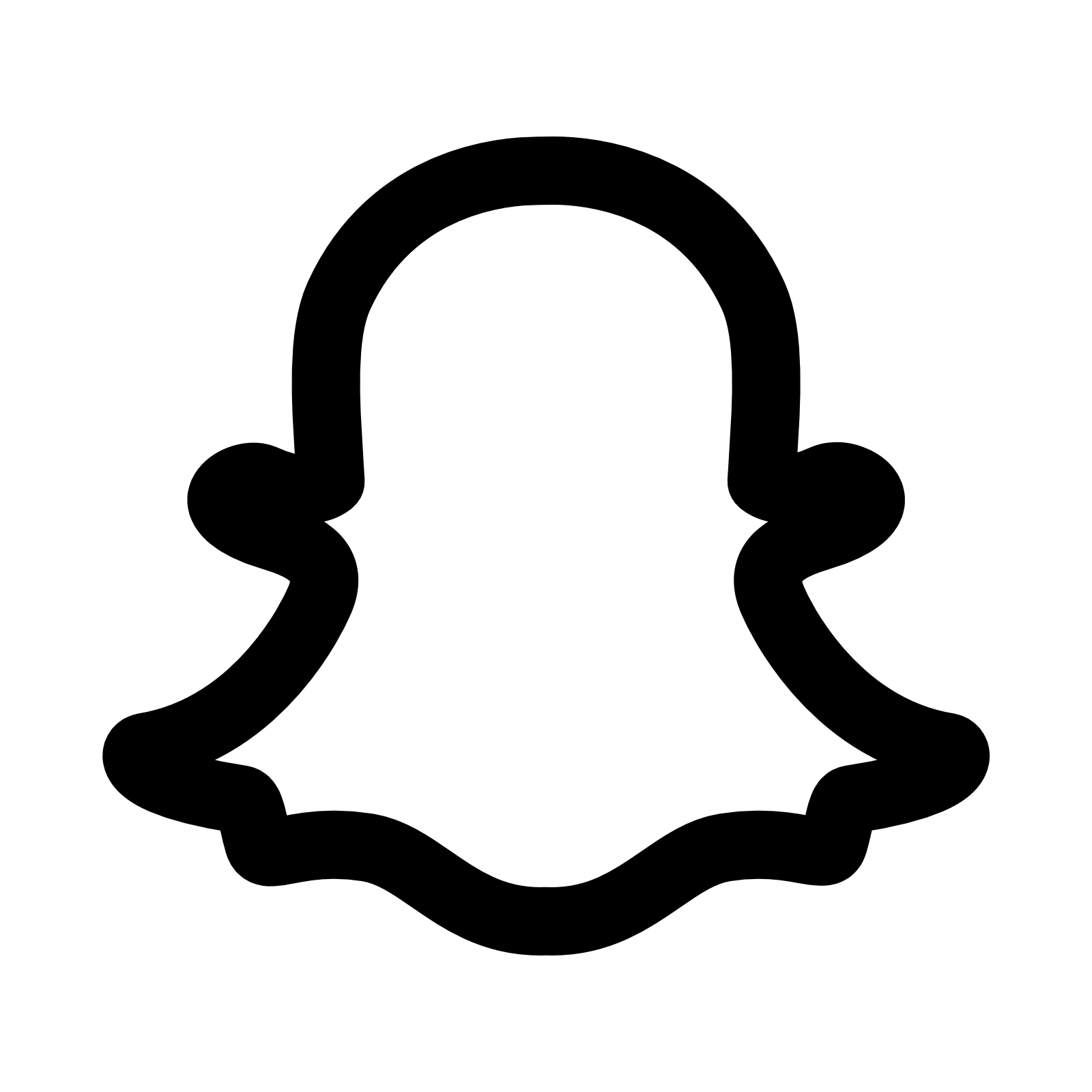 Snapchat Icon - Snapchat, Transparent background PNG HD thumbnail