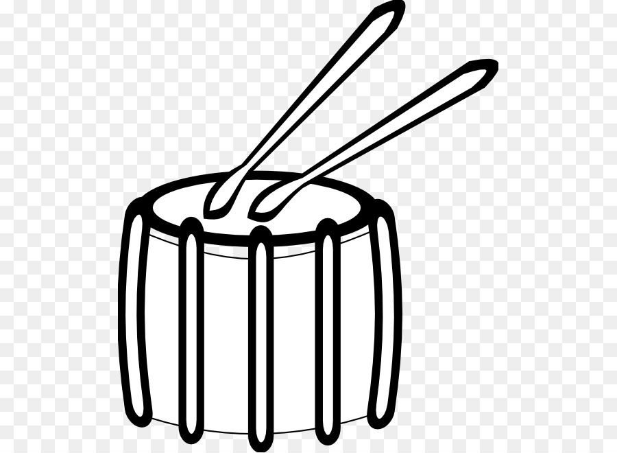 Snare Drum PNG Black And White - Snare Drum Marching Pe