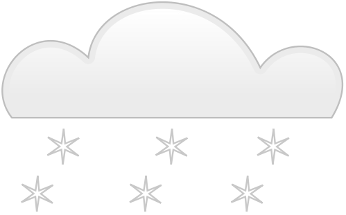 Free Snow Clipart - Snow Cloud Black And White, Transparent background PNG HD thumbnail